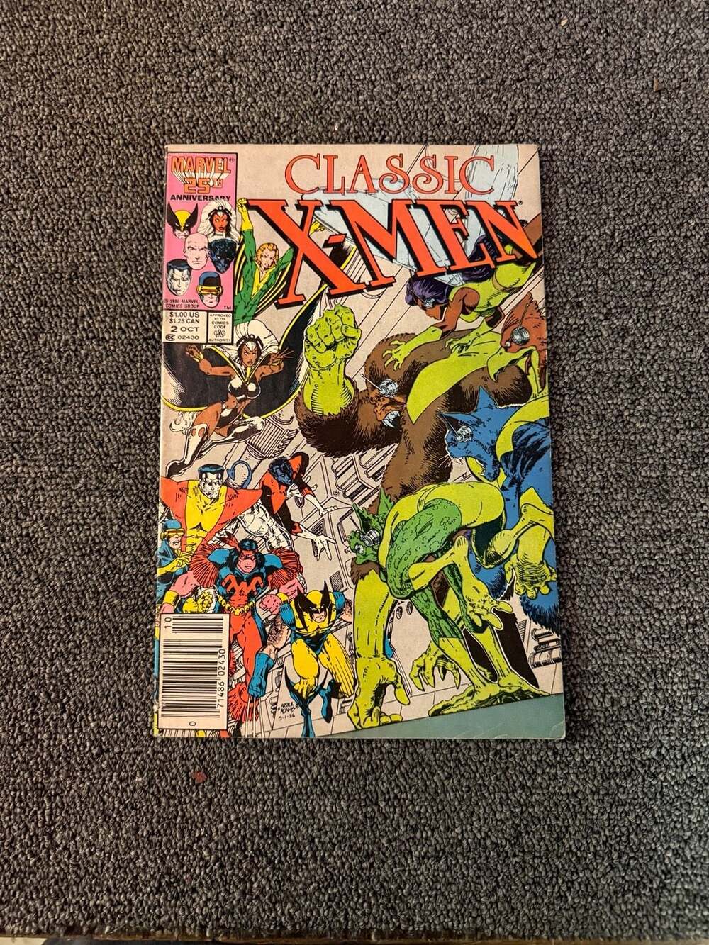 Classic X-Men #2 Marvel Comics October 1986